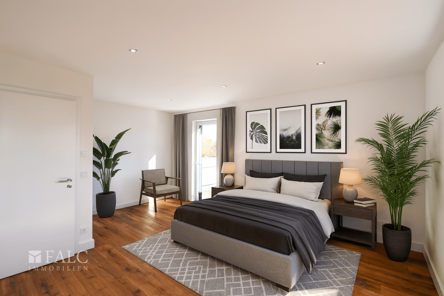 Schlafzimmer.Einrichtungsbeispiel